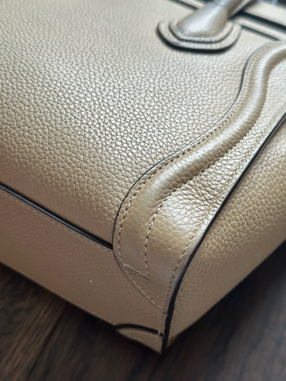 Celine Mini Luggage Tote in Beige Taupe - Picture 14 of 16